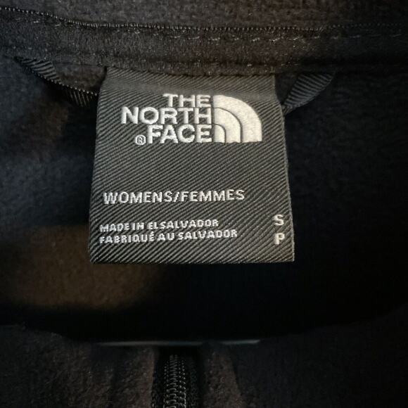 The North Face Black Quarter Zip Fleece Pullover Jacket Women's Sz S Activewear - Picture 2 of 6